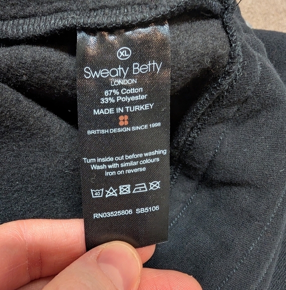 Sweaty Betty (XL) Tie Hem Crop Sweatshirt - Picture 8 of 9